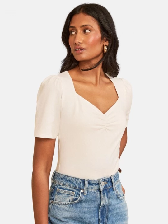 Foto van product love & roses Shirt body wit