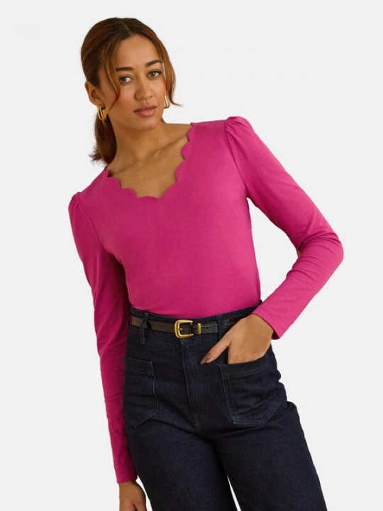 Foto van product love & roses Shirt donkerroze