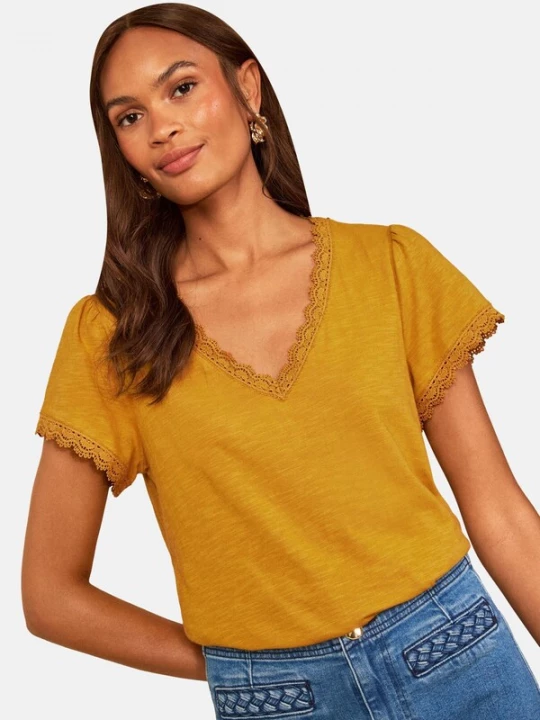 Foto van product love & roses Shirt geel