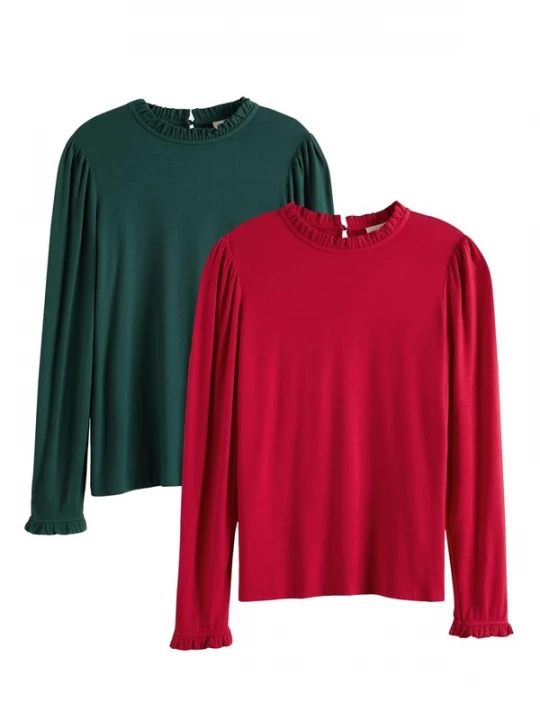 Foto van product love & roses Shirt groen / rood