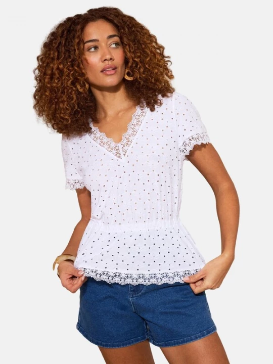 Foto van product love & roses Shirt ivoor