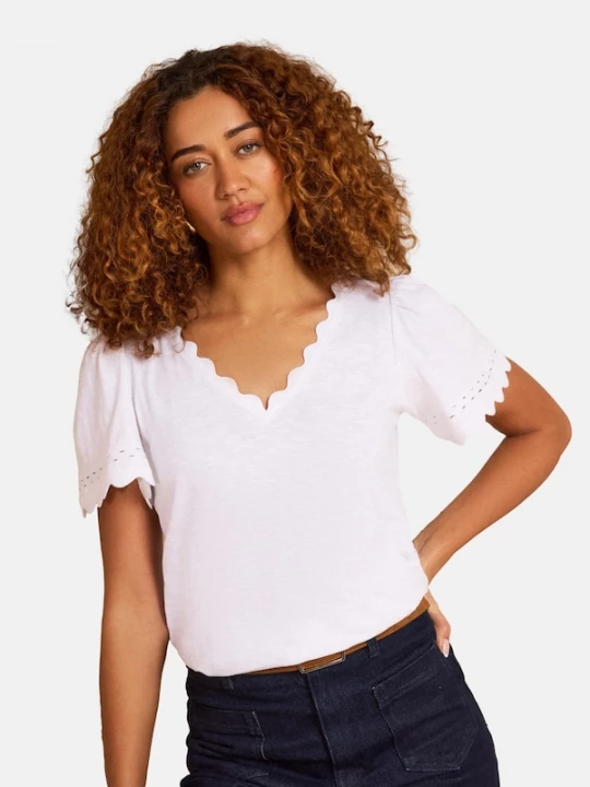 Foto van product love & roses Shirt ivoor