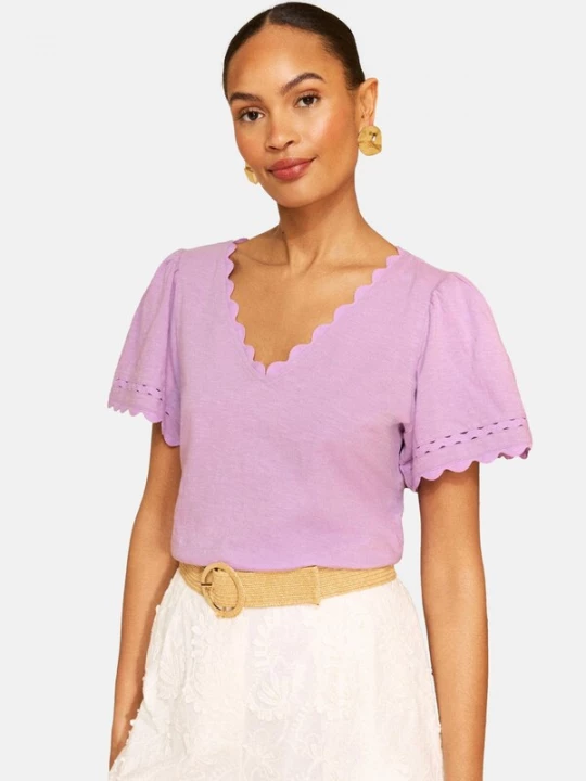 Foto van product love & roses Shirt lavendel
