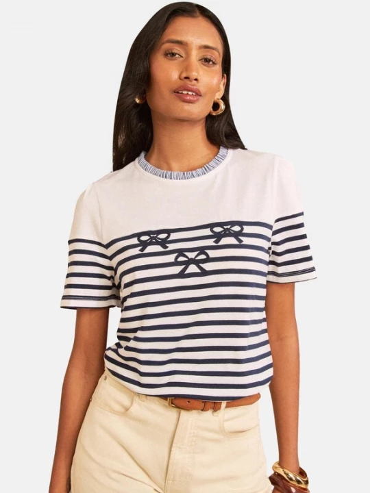 Foto van product love & roses Shirt marine / wit