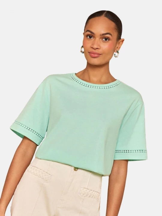 Foto van product love & roses Shirt mintgroen
