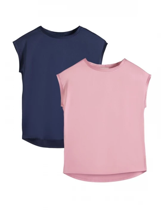 Foto van product love & roses Shirt navy / lichtroze