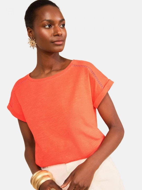 Foto van product love & roses Shirt oranje