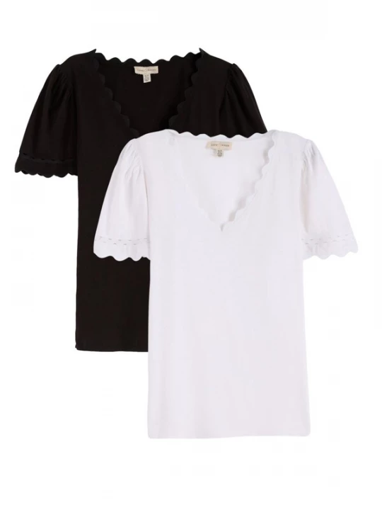 Foto van product love & roses Shirt zwart / wit