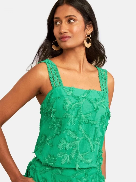 Foto van product love & roses Top groen