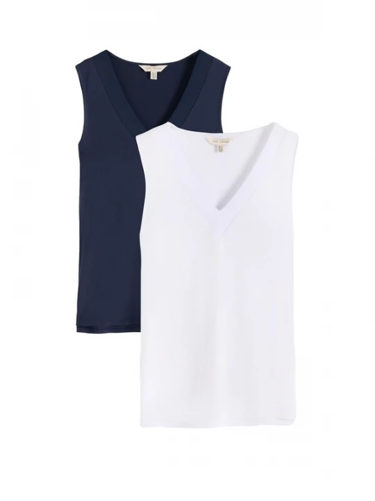 Foto van product love & roses Top navy / wit