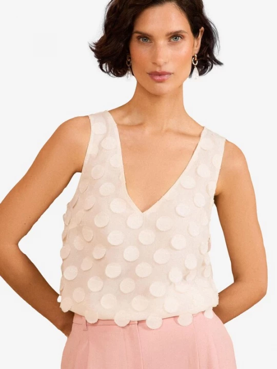 Foto van product love & roses Top offwhite