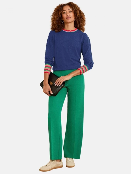 Foto van product love & roses Trui navy / groen / pink / rood