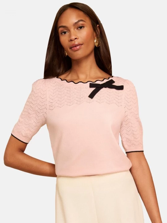 Foto van product love & roses Trui rosé / zwart