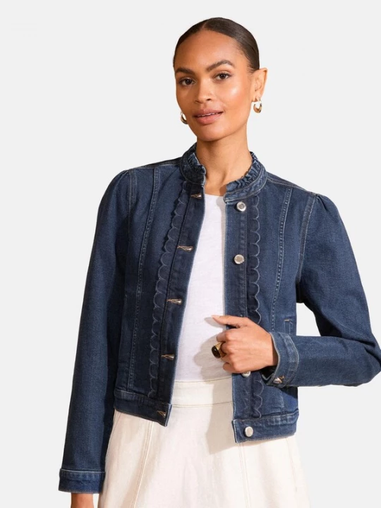 Foto van product love & roses Tussenjas blauw denim