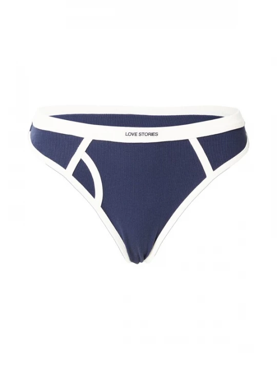 Foto van product LOVE Stories Slip 'Enith' donkerblauw / wit