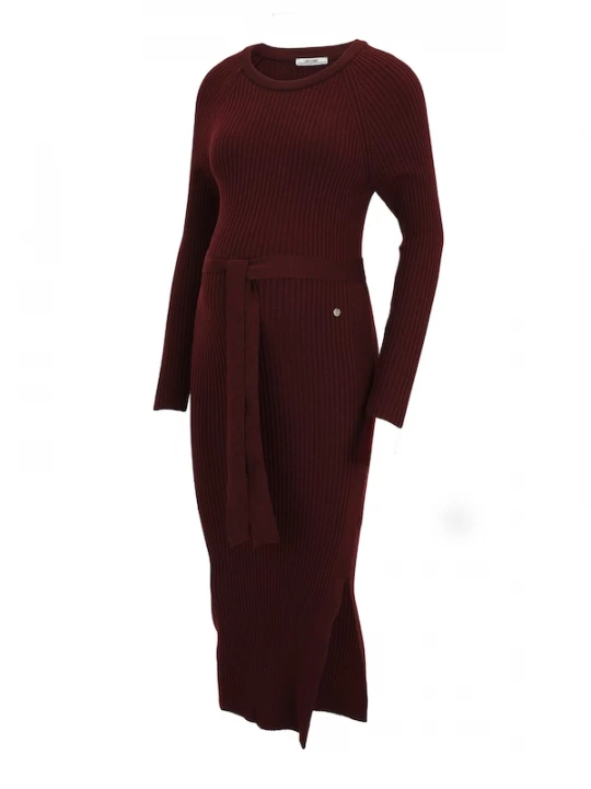 Foto van product LOVE2WAIT Gebreide jurk bourgogne