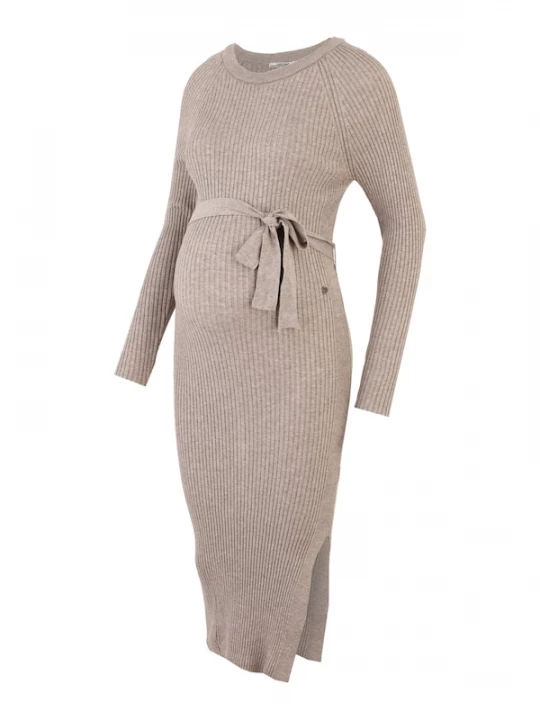 Foto van product LOVE2WAIT Gebreide jurk donkerbeige