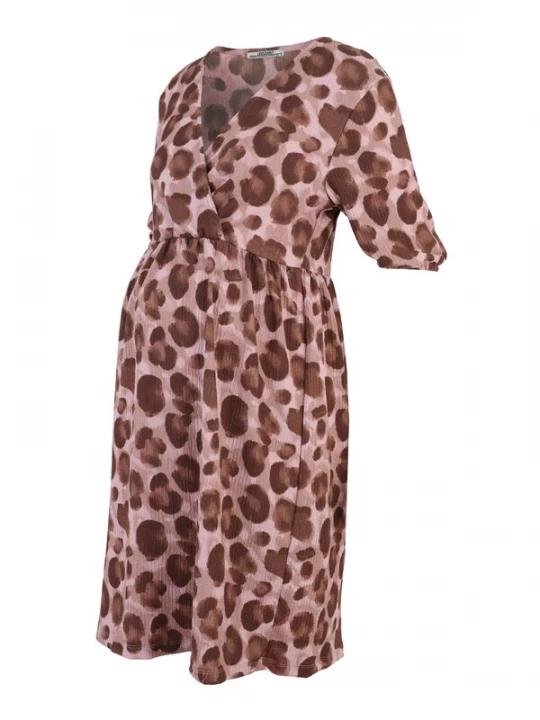 Foto van product LOVE2WAIT Jurk bruin / donkerbruin / magenta / oudroze