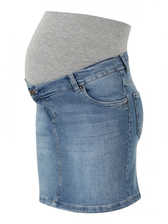Foto van product LOVE2WAIT Rok blauw denim / grijs gemêleerd