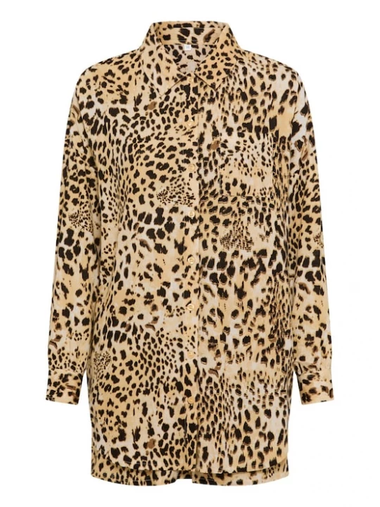 Foto van product LSCN by LASCANA Blouse bruin / zwart / wolwit