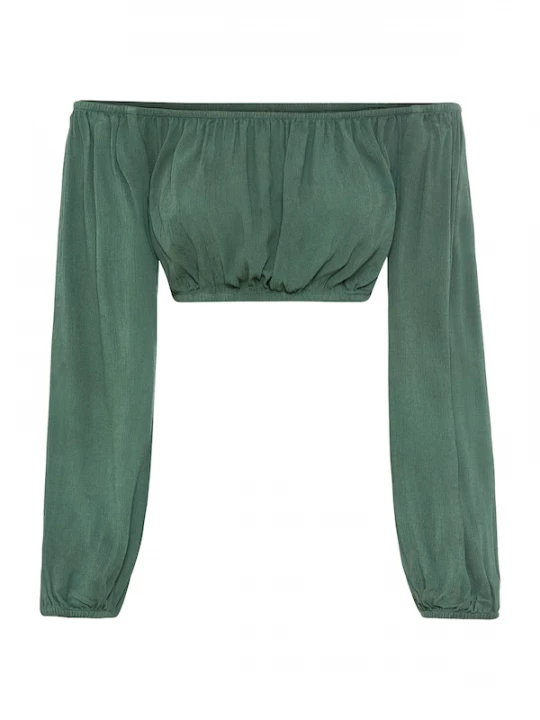 Foto van product LSCN by LASCANA Blouse olijfgroen