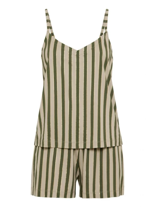 Foto van product LSCN by LASCANA Korte pyjama goud / olijfgroen / pastelgroen