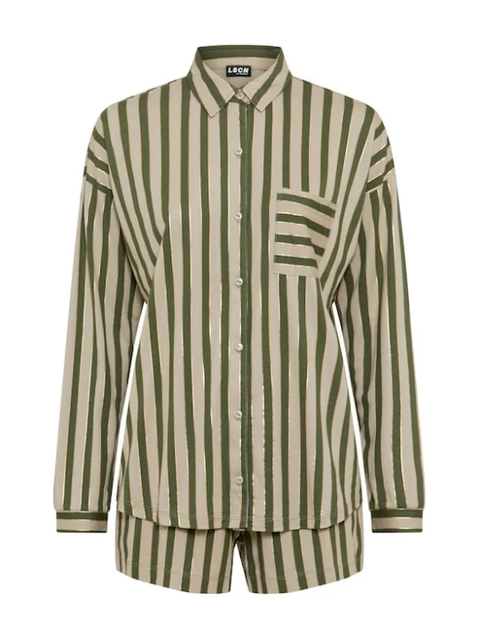 Foto van product LSCN by LASCANA Korte pyjama goud / pastelgroen / donkergroen