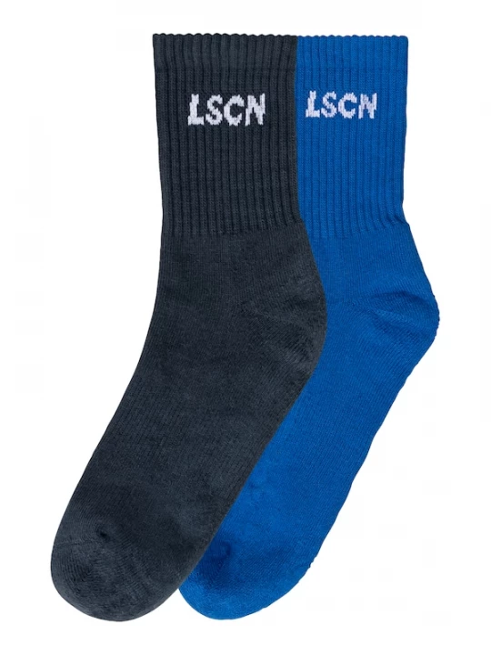 Foto van product LSCN by LASCANA Sokken donkerblauw / wit