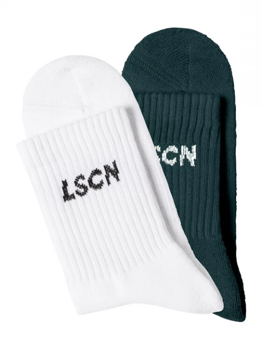 Foto van product LSCN by LASCANA Sokken petrol / wit