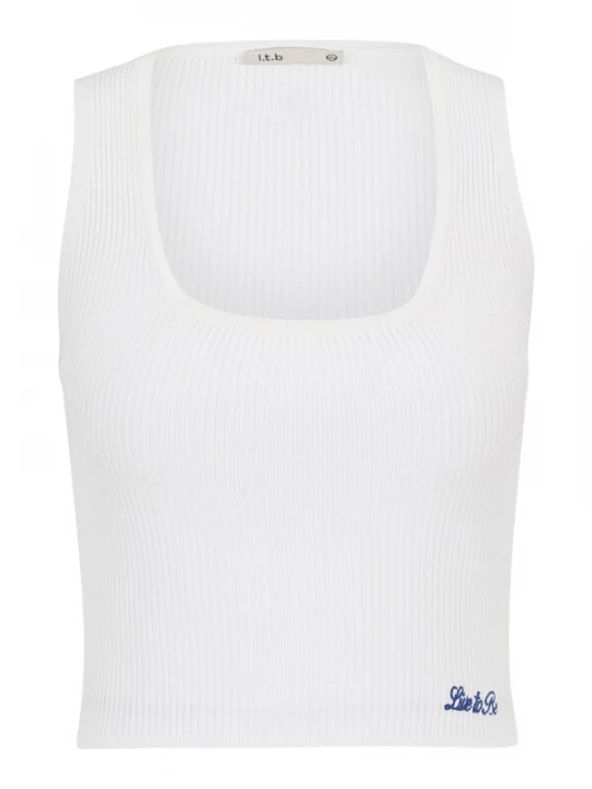Foto van product LTB Gebreide top 'Dokomo' wit
