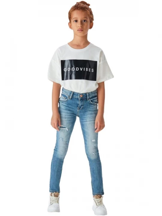 Foto van product LTB Jeans Jeans 'Isabella G Asymmetric Jeans' blauw
