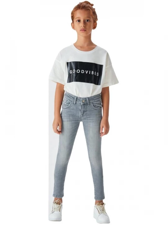Foto van product LTB Jeans Jeans 'Julita G Asymmetric Jeans' grijs