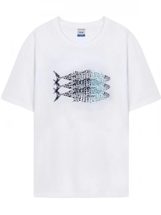 Foto van product LTB Jeans Shirt 'Printed T-Shirt' wit