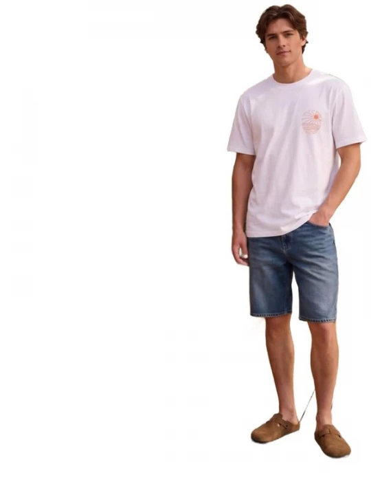 Foto van product LTB Jeans Shirt 'Relaxed Print T-Shirt' wit