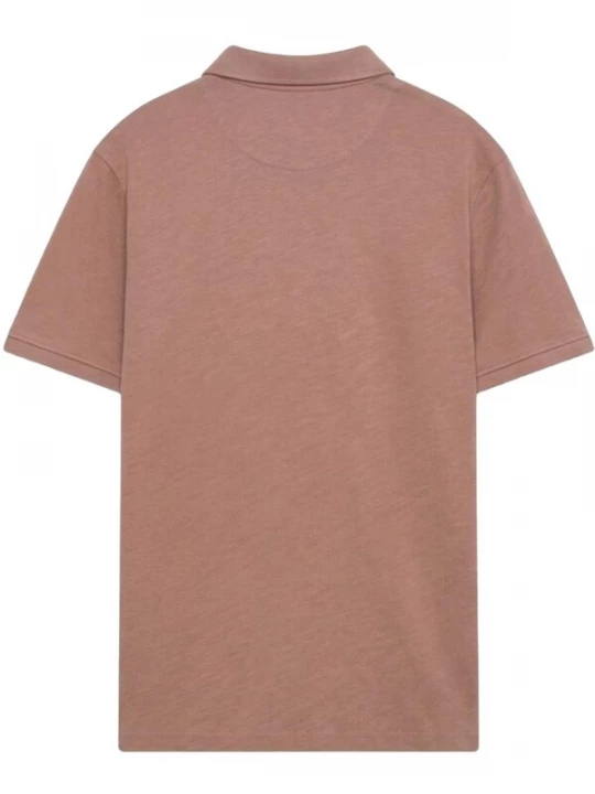 Foto van product LTB Jeans Shirt 'Zip Polo Shirt' bruin