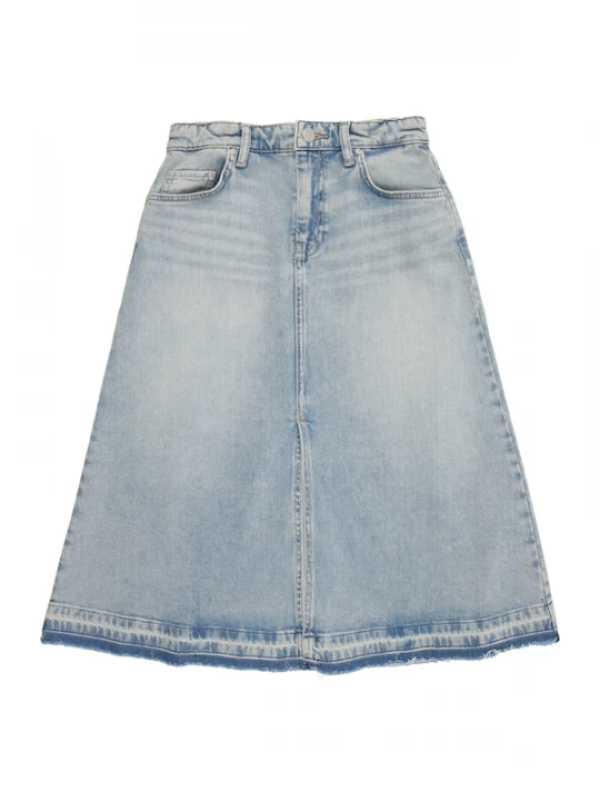 Foto van product LTB Rok 'MIARA' blauw denim / lichtblauw