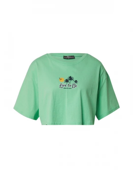 Foto van product LTB Shirt 'Nomaka' geel / limoen / donkeroranje / zwart