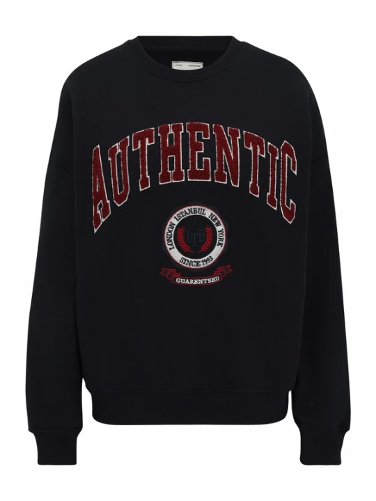 Foto van product LTB Sweatshirt marine / bloedrood / wit