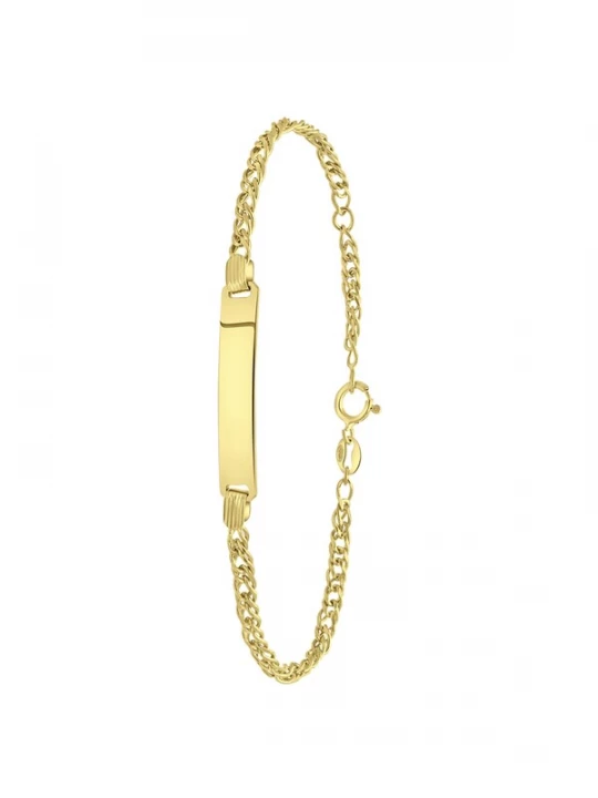 Foto van product Lucardi Armband 'Basic' goud
