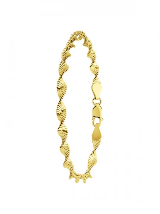Foto van product Lucardi Armband 'Basic' goud