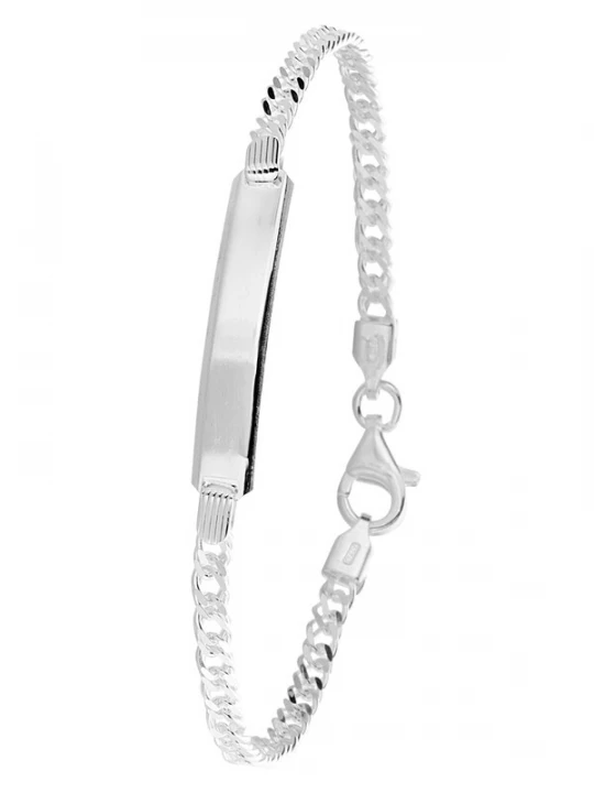 Foto van product Lucardi Armband 'Basic' zilver