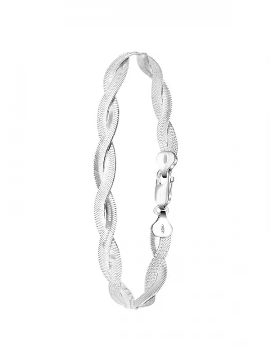 Foto van product Lucardi Armband 'Basic' zilver
