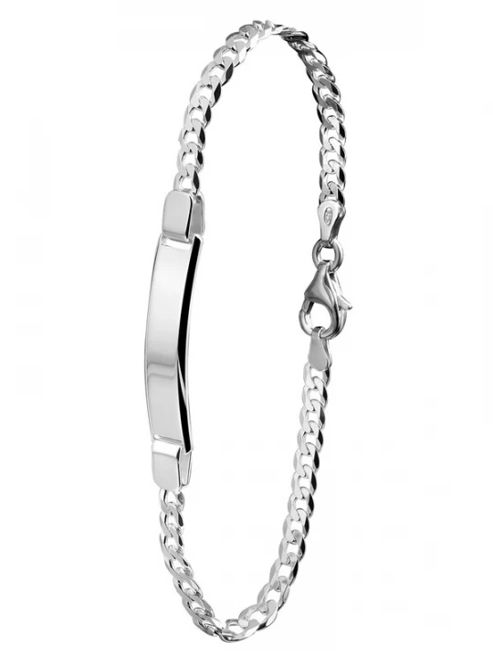 Foto van product Lucardi Armband 'Basic' zilver