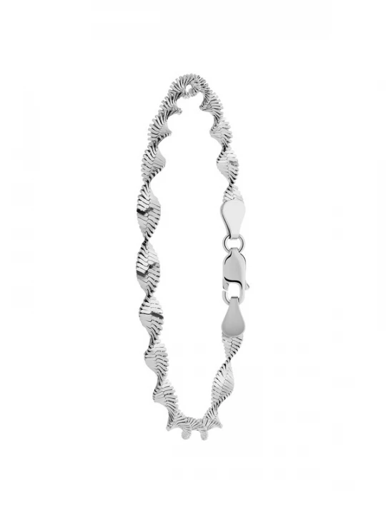 Foto van product Lucardi Armband 'Basic' zilver