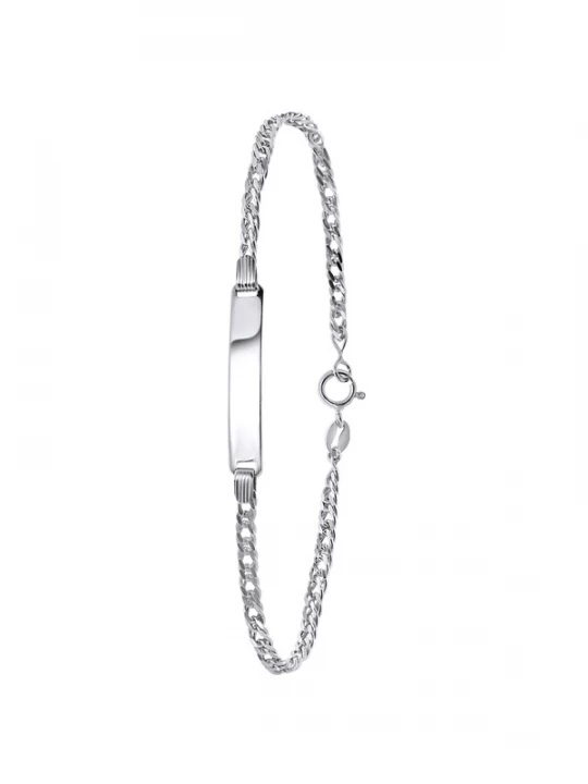 Foto van product Lucardi Armband 'Basic' zilver