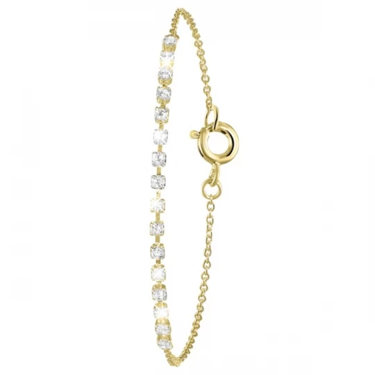 Foto van product Lucardi Armband 'Chic' goud / transparant