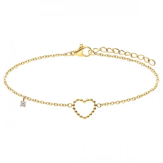 Foto van product Lucardi Armband 'Essentials' goud