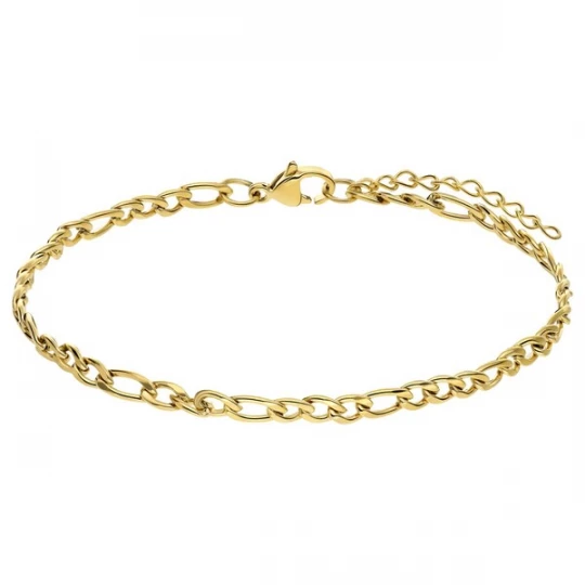 Foto van product Lucardi Armband 'Glitzerndes Basic' goud