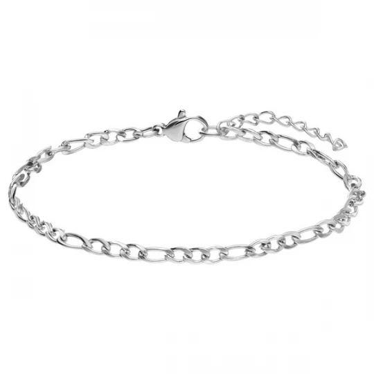Foto van product Lucardi Armband 'Glitzerndes Basic' zilver