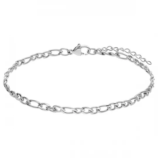 Foto van product Lucardi Armband 'Glitzerndes Basic' zilver